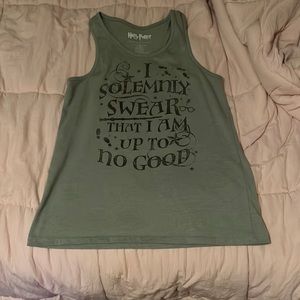 Harry Potter “I solemnly swear that I am up to no good” army green